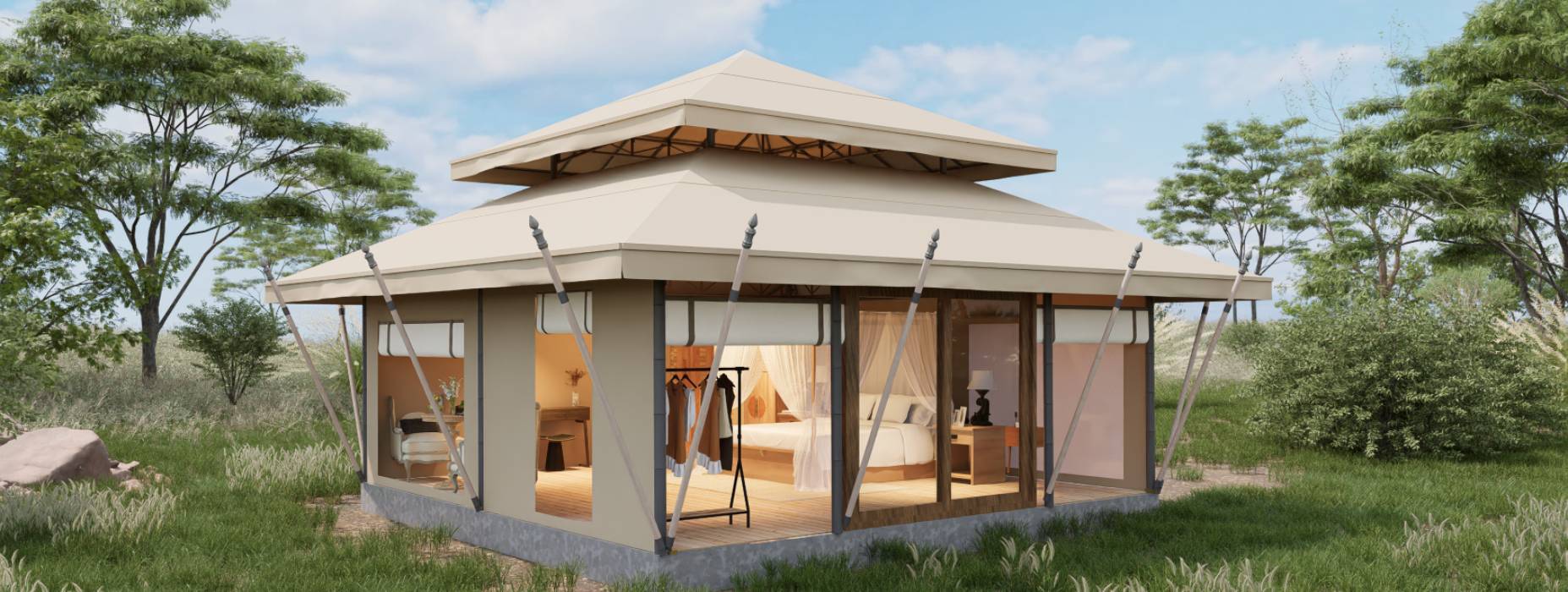 天等县户外野奢帐篷